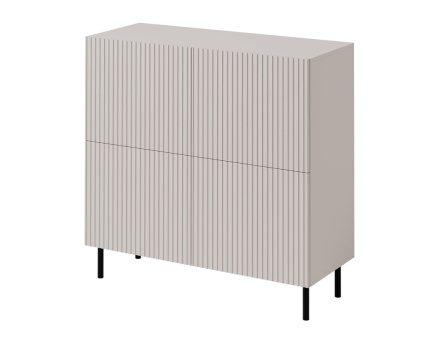 Buffet 2 portes écru 106 cm Timote