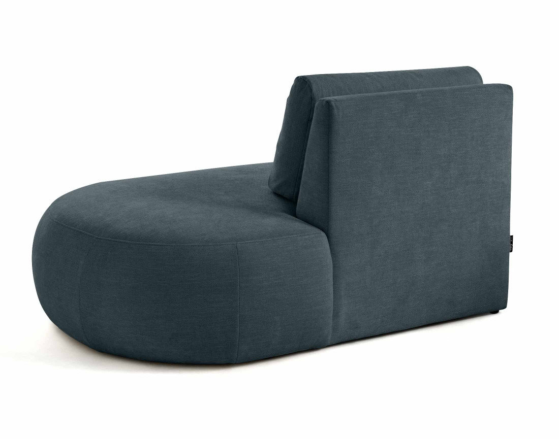 Module d'assise droit en tissu côtelé - Santorini