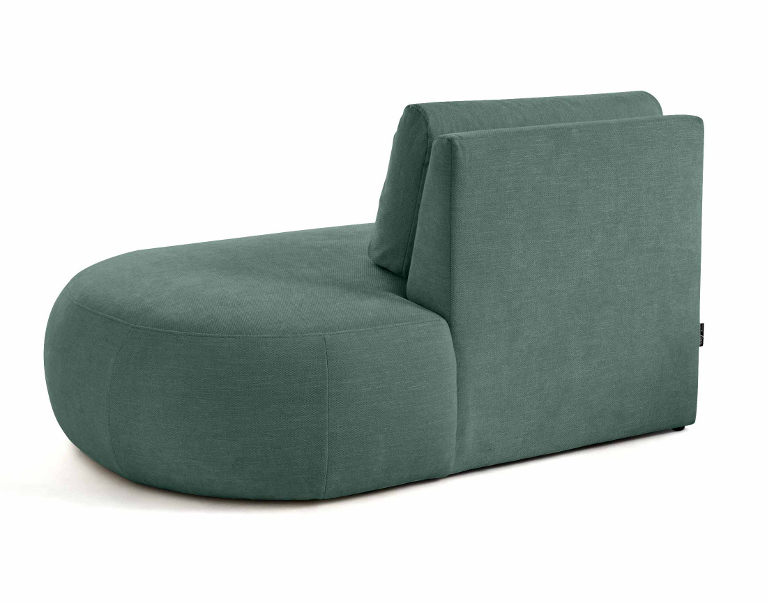 Module d'assise droit en tissu côtelé - Santorini