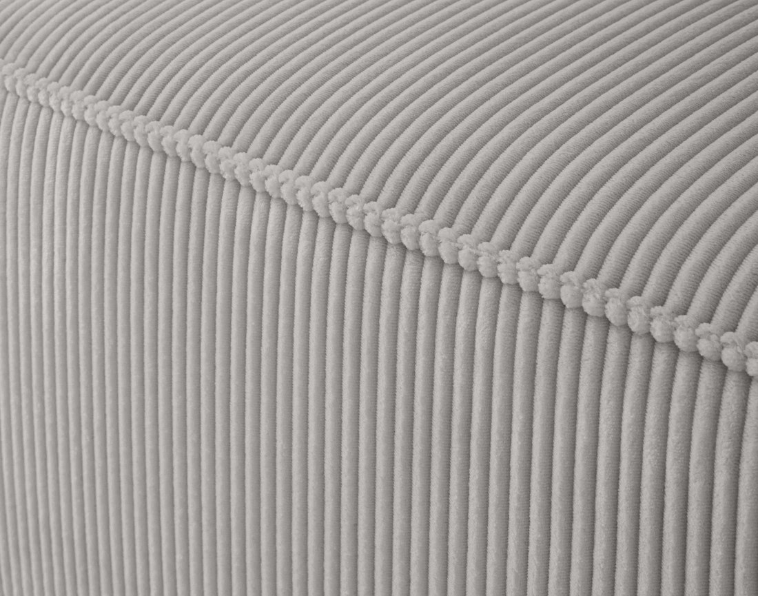 Module d'assise gauche en velours côtelé Arty