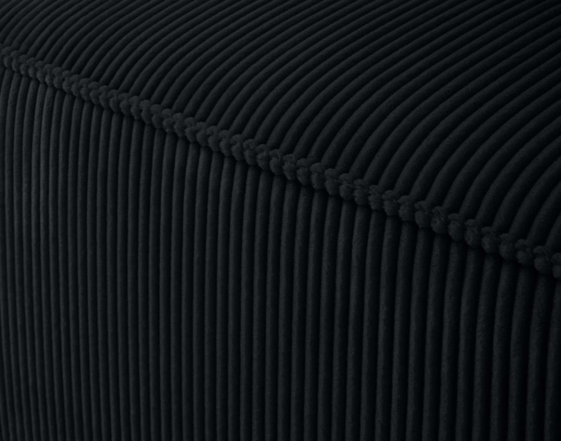 Module d'assise gauche en velours côtelé Arty