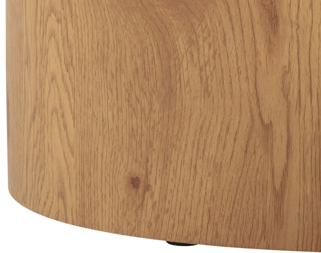 Lot de 2 tables basses chêne naturel 48 et 40 cm Aeryn