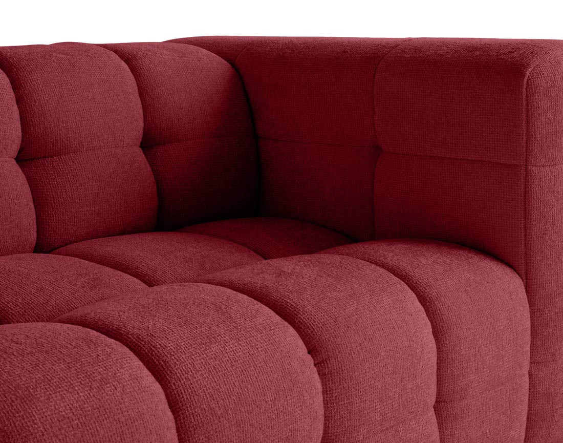 Canapé 3 places en tissu texturé Suzano