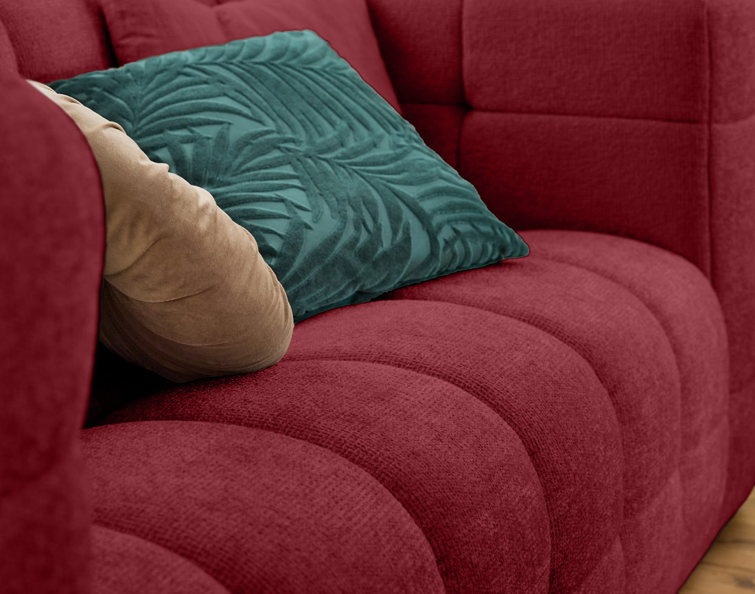 Canapé 3 places en tissu texturé Suzano