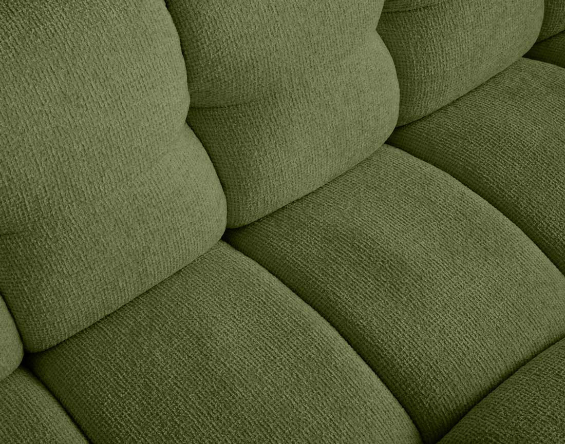 Canapé 3 places en tissu texturé Suzano