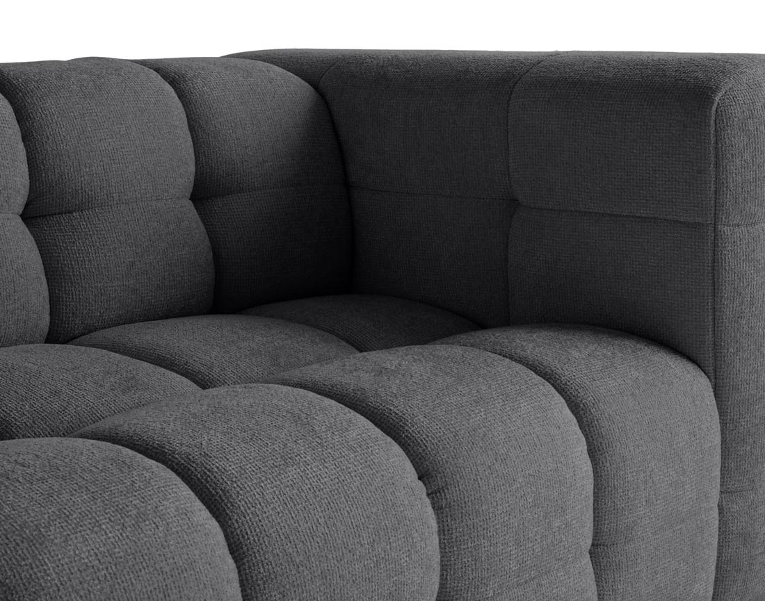 Canapé 3 places en tissu texturé Suzano