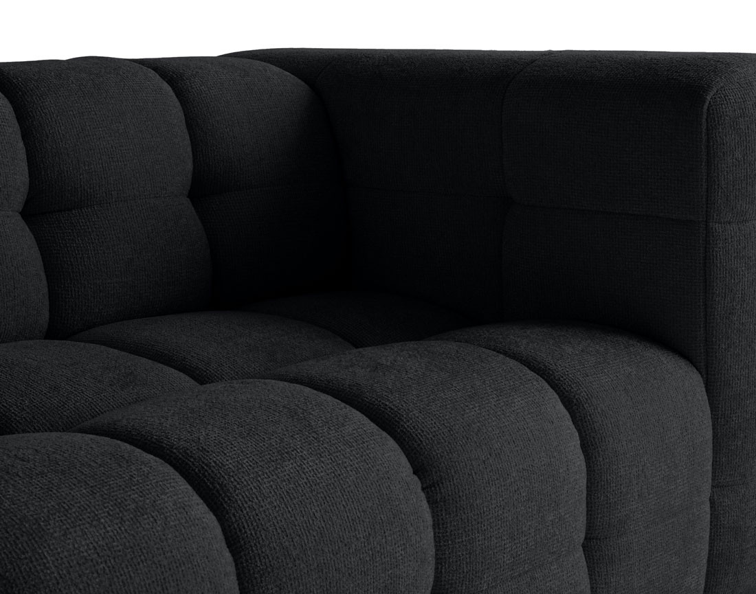 Canapé 3 places en tissu texturé Suzano