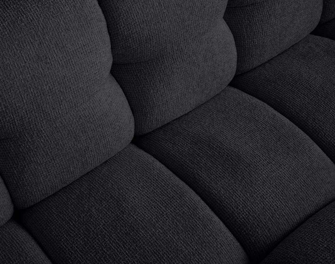 Canapé 3 places en tissu texturé Suzano