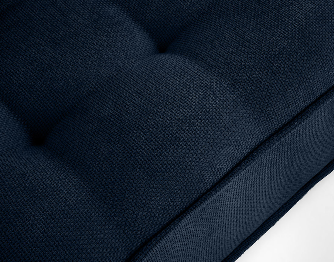 Pouf modulable en velours texturé Marisol