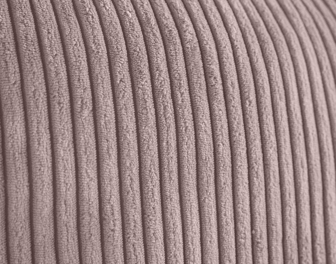 Fauteuil en velours côtelé avec pieds hauts Charlie