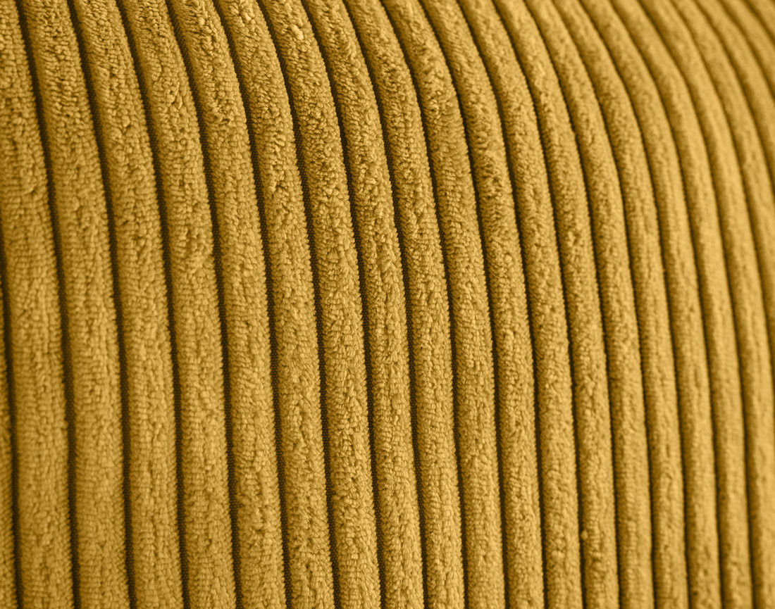 Fauteuil en velours côtelé avec pieds hauts Charlie