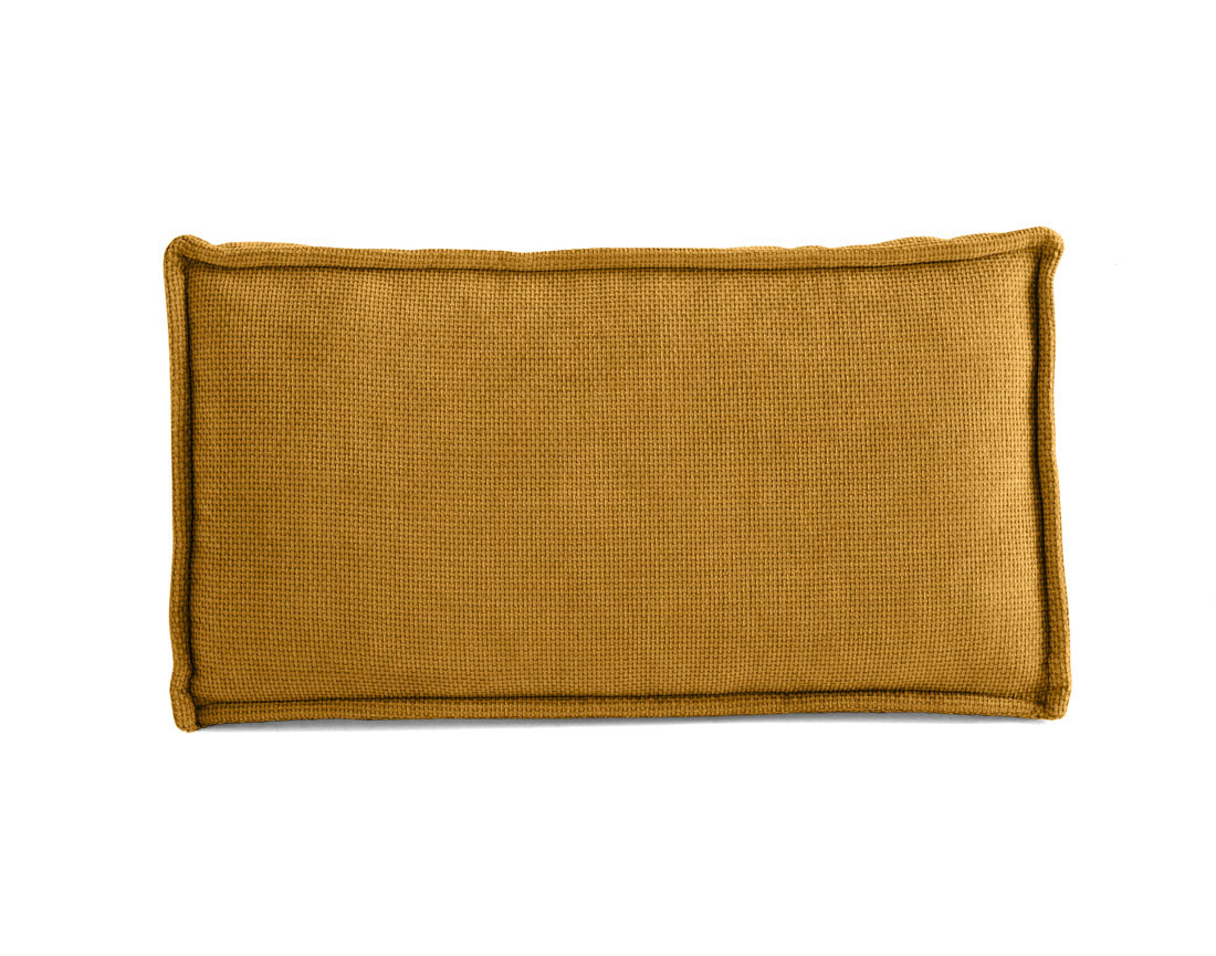 Lot de deux coussins de dossier en velours texturé Marisol