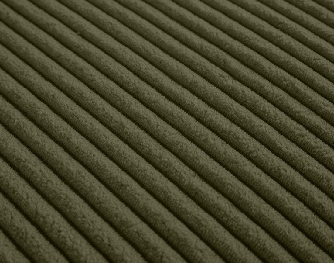 Pouf modulable en velours côtelé Garance