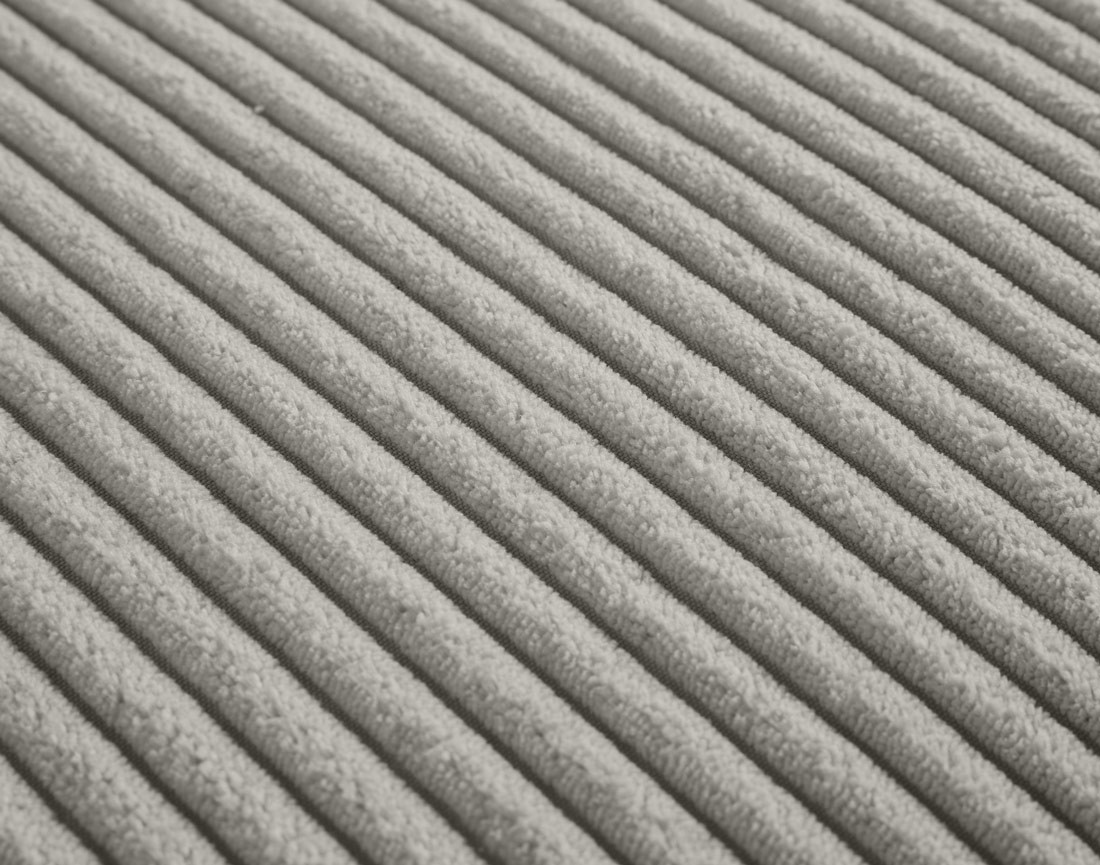 Grand pouf modulable en velours côtelé Garance