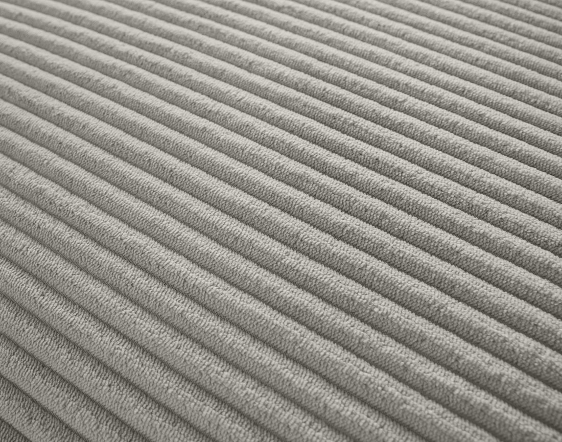 Module d'assise d'angle réversible en velours côtelé Garance