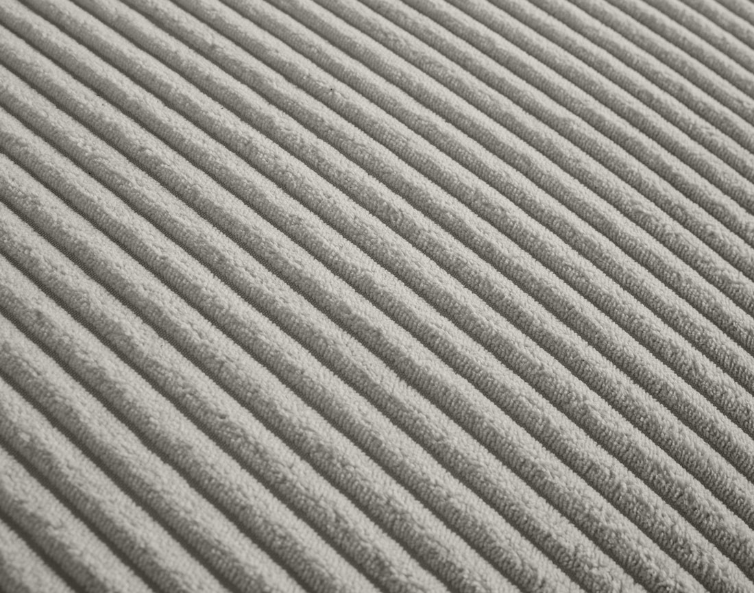 Canapé panoramique en U 7 places en velours côtelé Garance