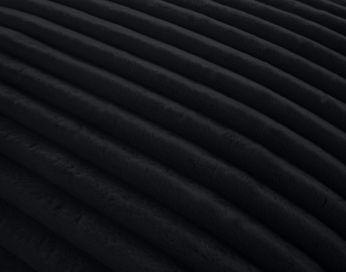 Canapé 4 places avec double méridienne en velours côtelé grosses côtes Collins