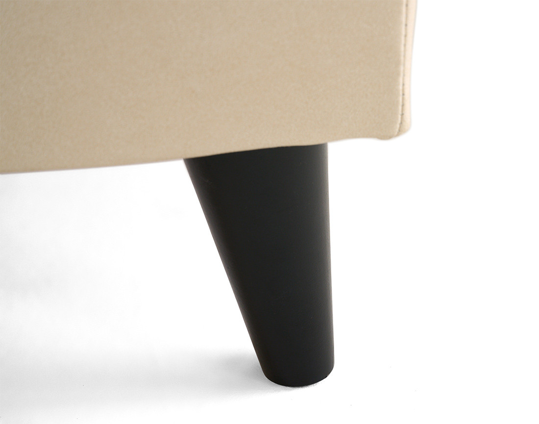 Canapé d'angle réversible 4 places convertible avec coffre en simili Nordic