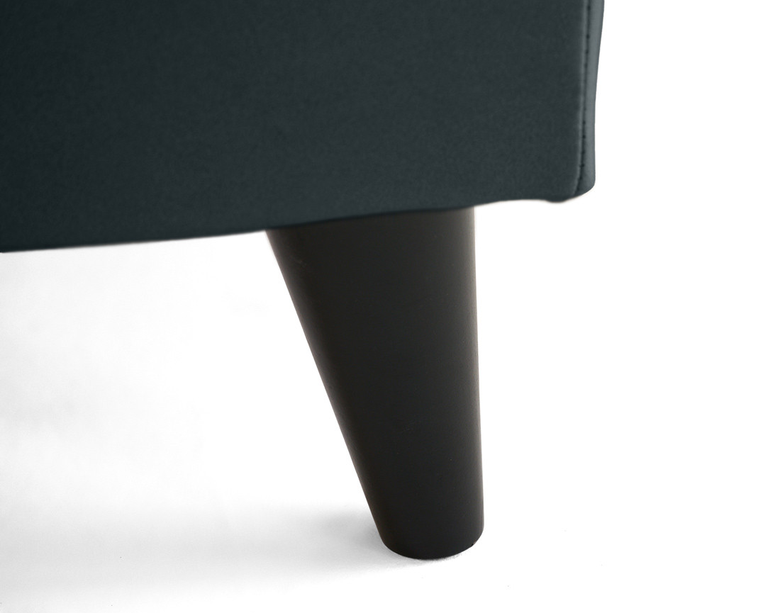 Canapé d'angle réversible 4 places convertible avec coffre en simili Nordic