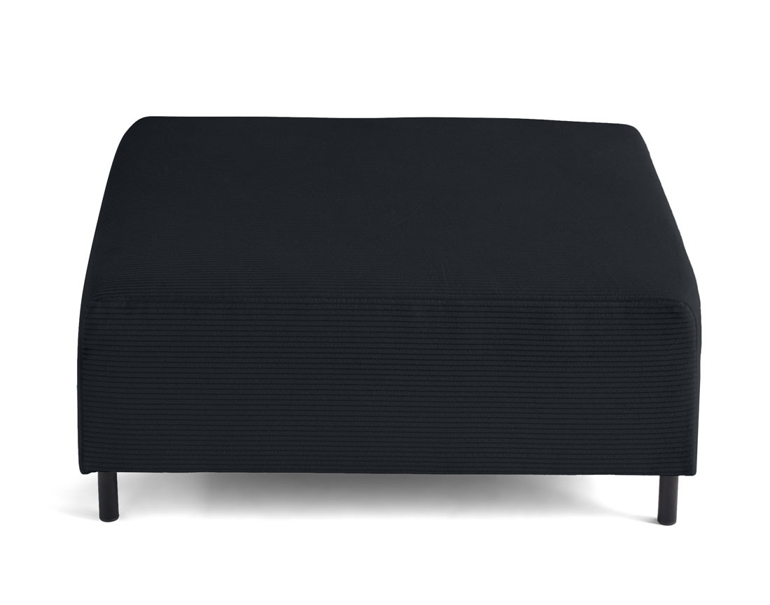 Pouf modulable en velours côtelé Edinburg