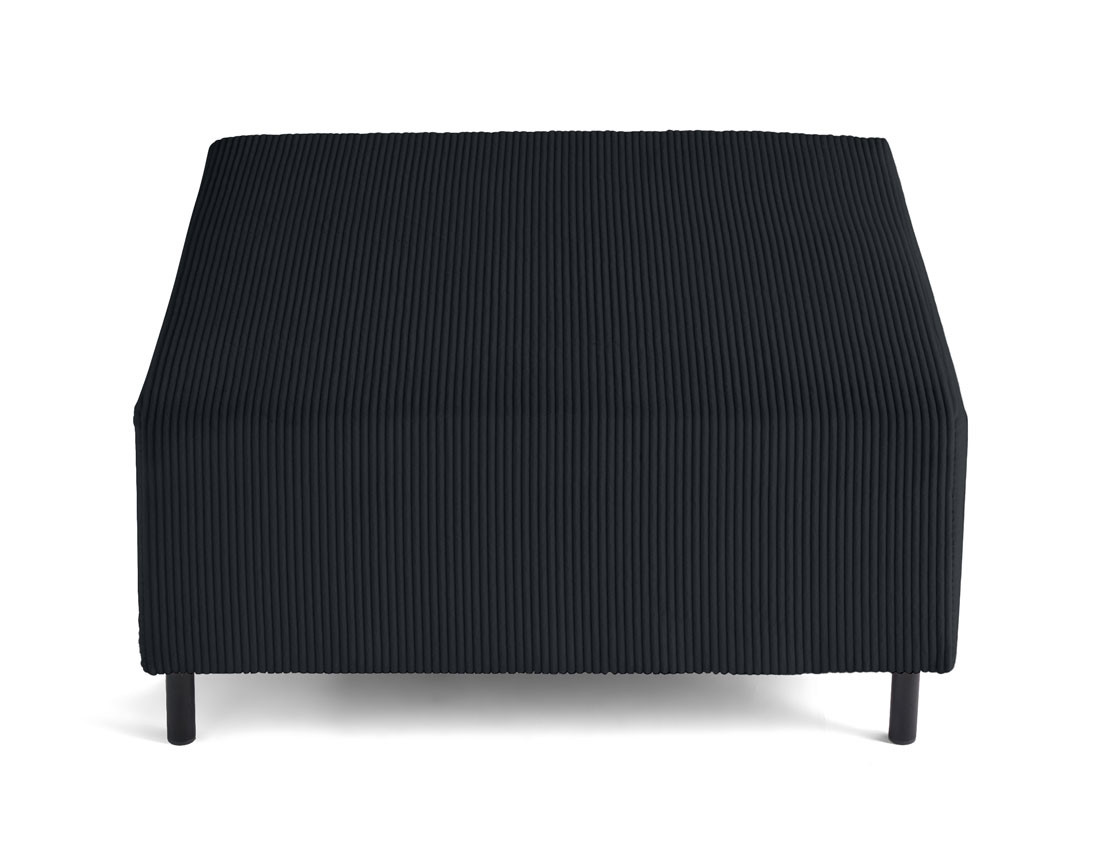 Pouf modulable en velours côtelé Edinburg