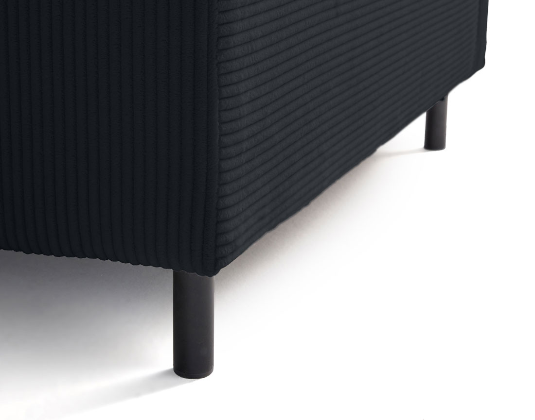 Pouf modulable en velours côtelé Edinburg