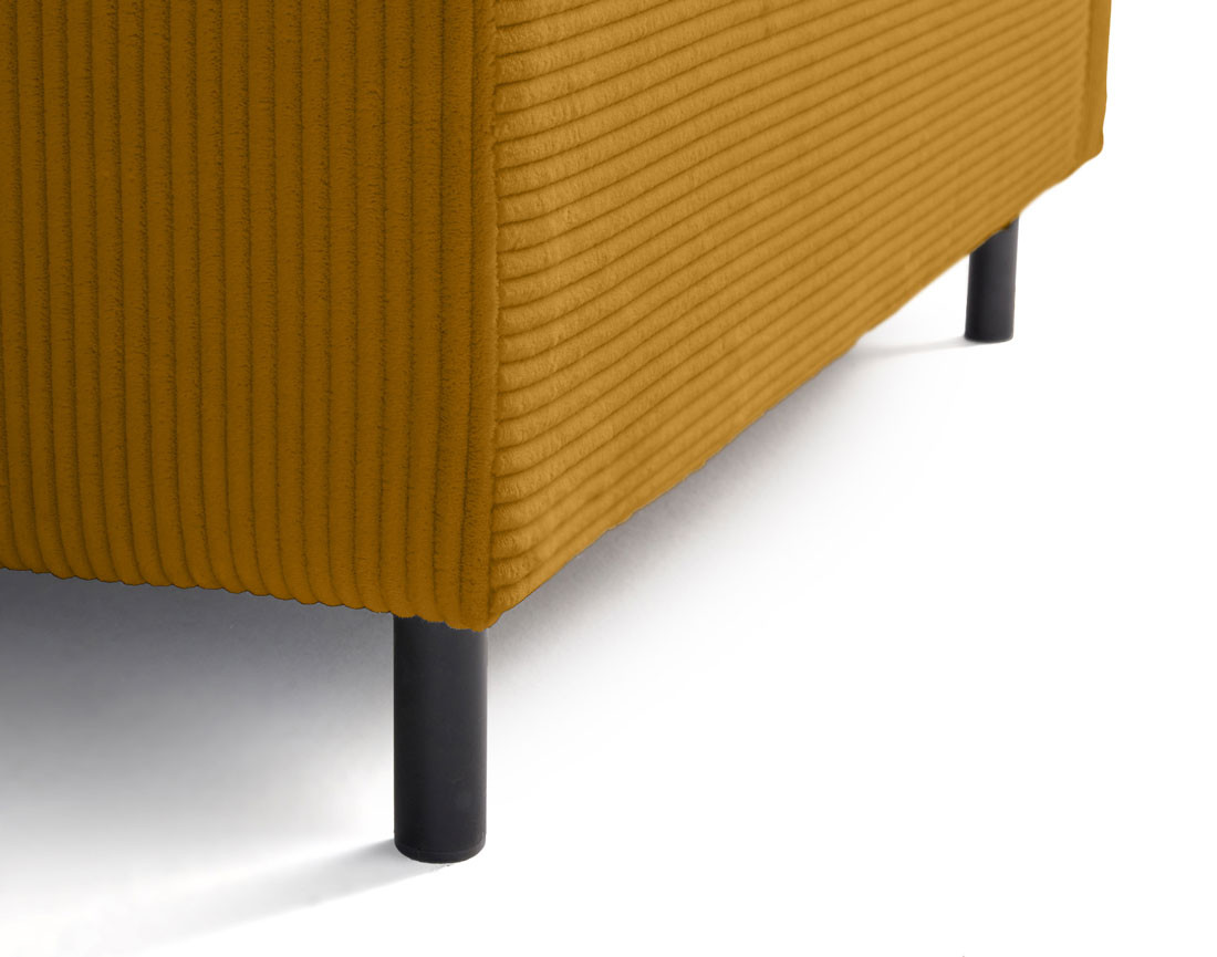 Pouf modulable en velours côtelé Edinburg