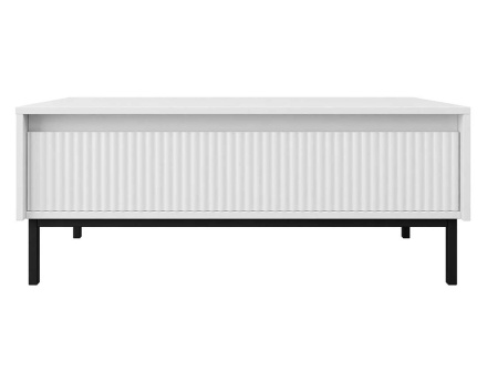 Table basse blanc 100 cm Girona