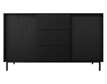 Buffet bas noir 153 cm Girona