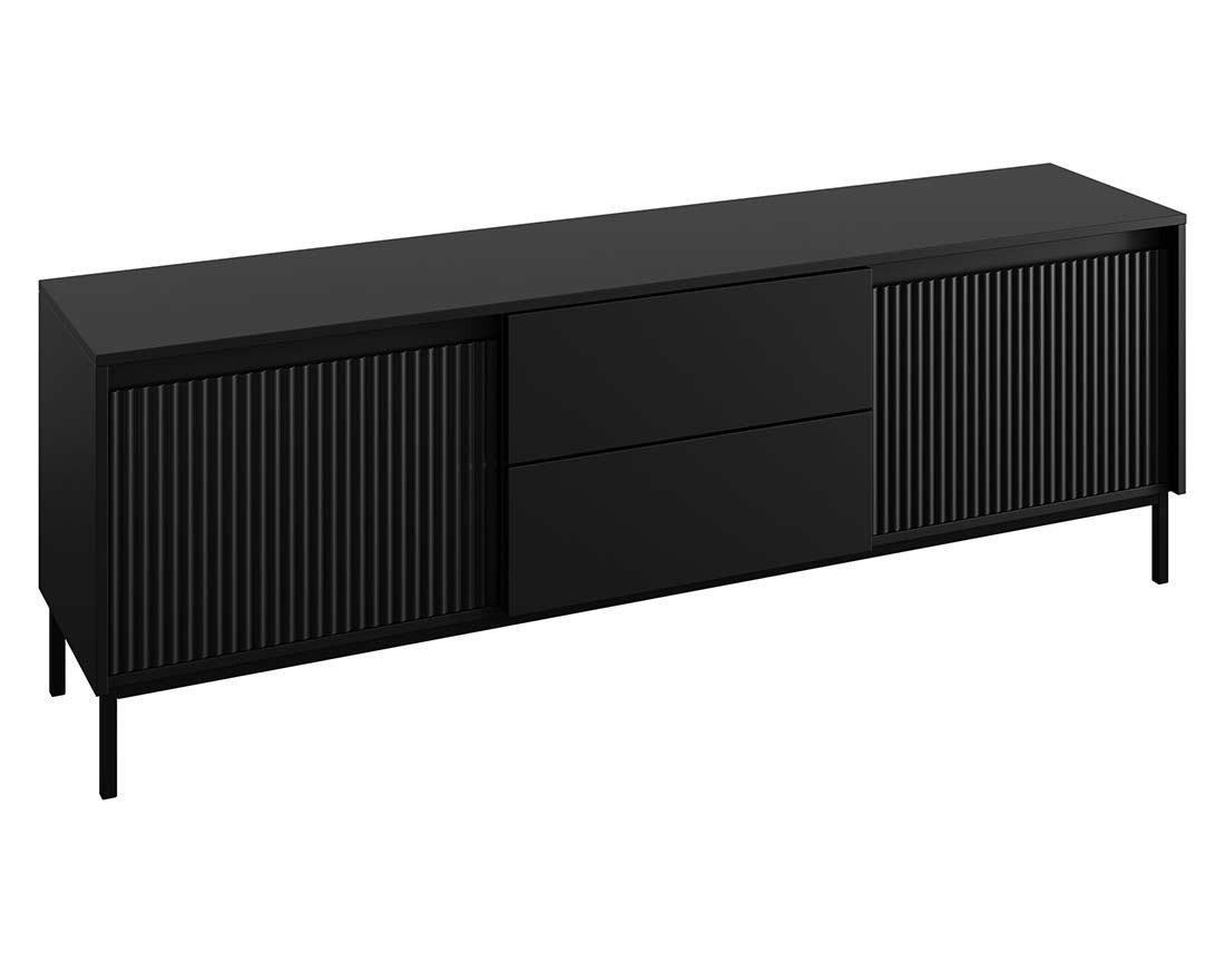 Meuble tv noir 174 cm Girona