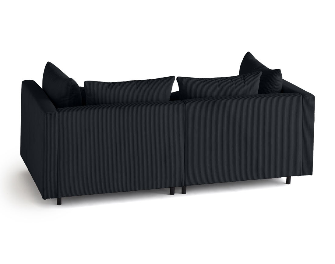 Canapé modulable 2 places en velours côtelé Edinburg