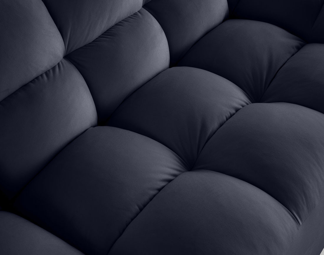 Canapé droit 4 places en velours Napoli