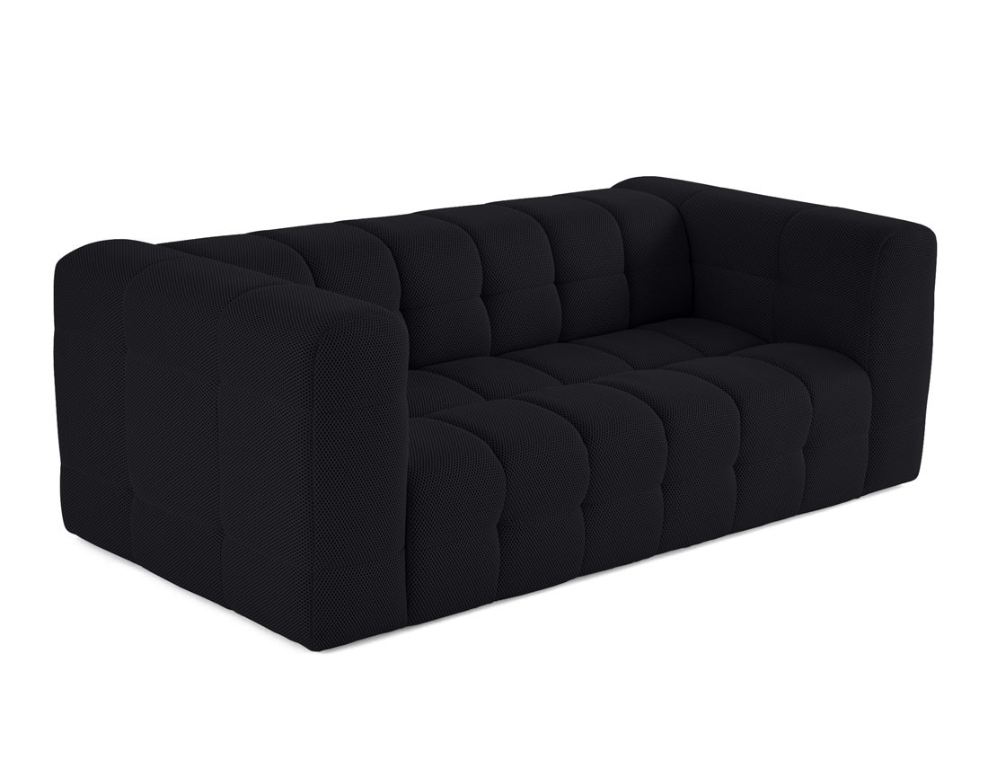 Canapé 3 places en tissu mailles 3D Suzano