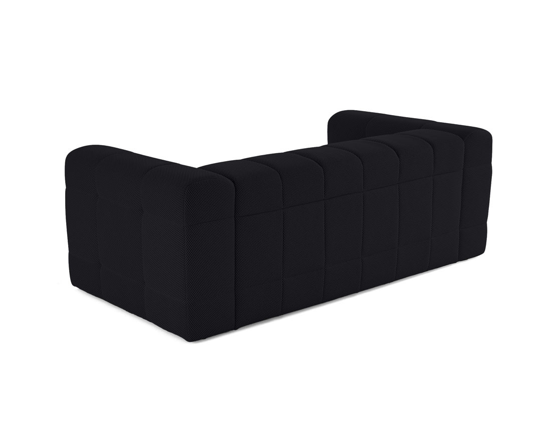 Canapé 3 places en tissu mailles 3D Suzano