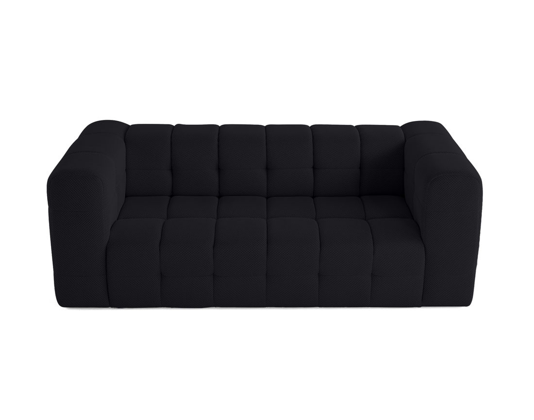 Canapé 3 places en tissu mailles 3D Suzano