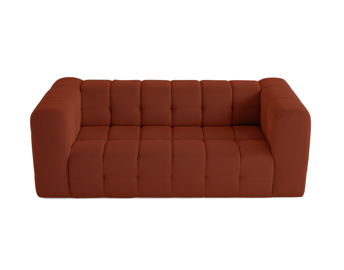 Canapé 3 places en tissu mailles 3D Suzano