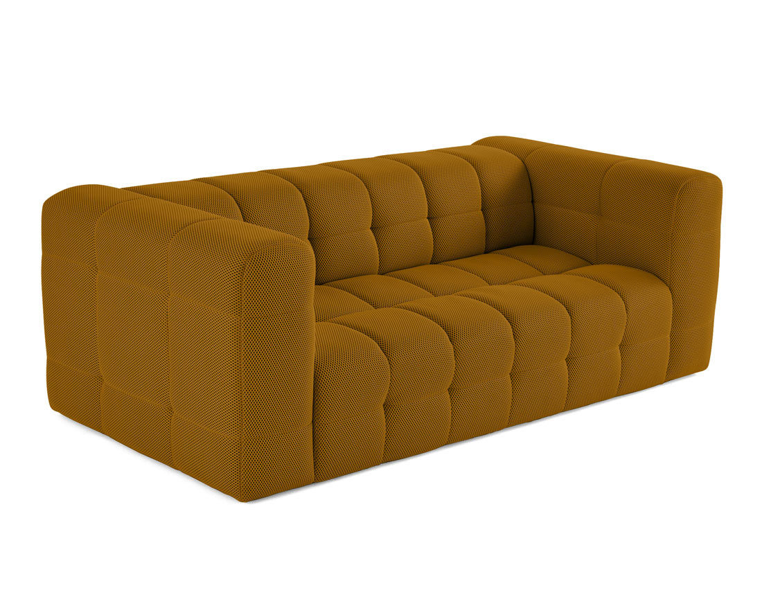 Canapé 3 places en tissu mailles 3D Suzano