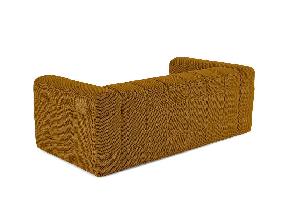 Canapé 3 places en tissu mailles 3D Suzano