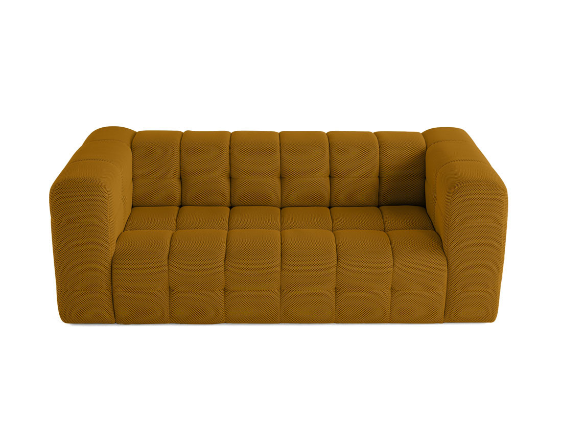 Canapé 3 places en tissu mailles 3D Suzano