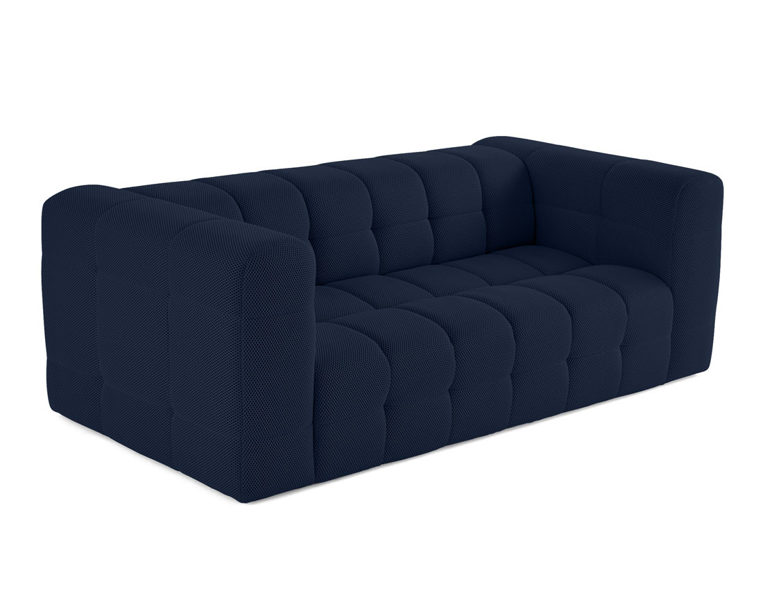 Canapé 3 places en tissu mailles 3D Suzano