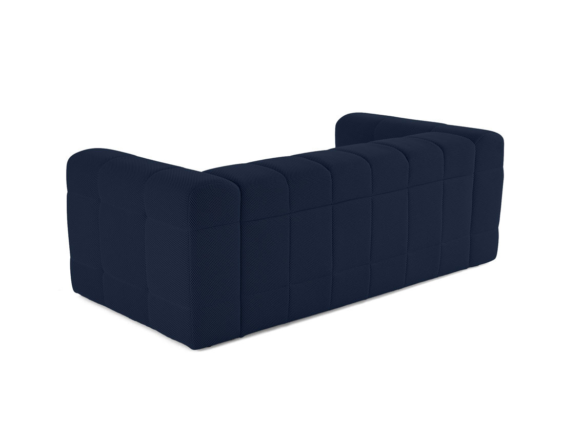 Canapé 3 places en tissu mailles 3D Suzano