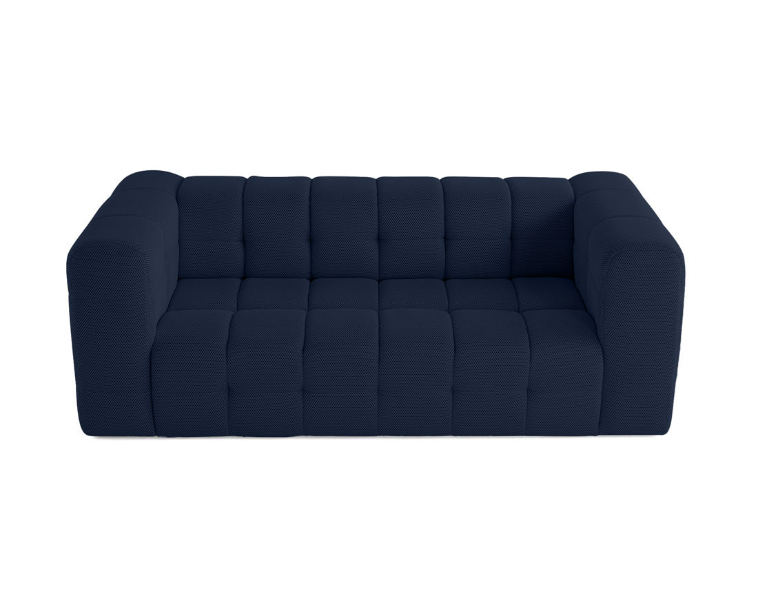 Canapé 3 places en tissu mailles 3D Suzano