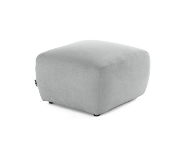 Pouf en tissu texturé Sorrente