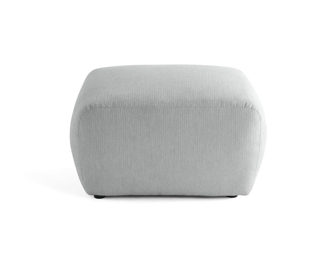 Pouf en tissu texturé Sorrente