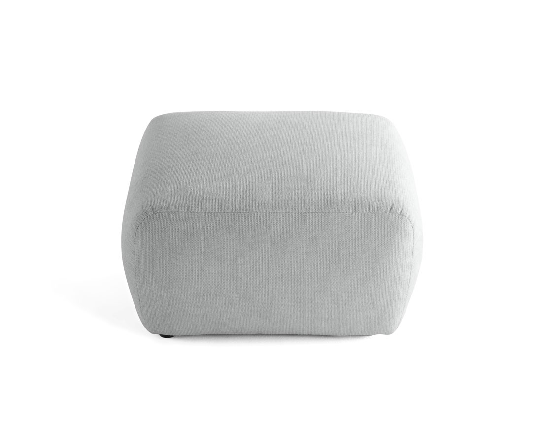 Pouf en tissu texturé Sorrente