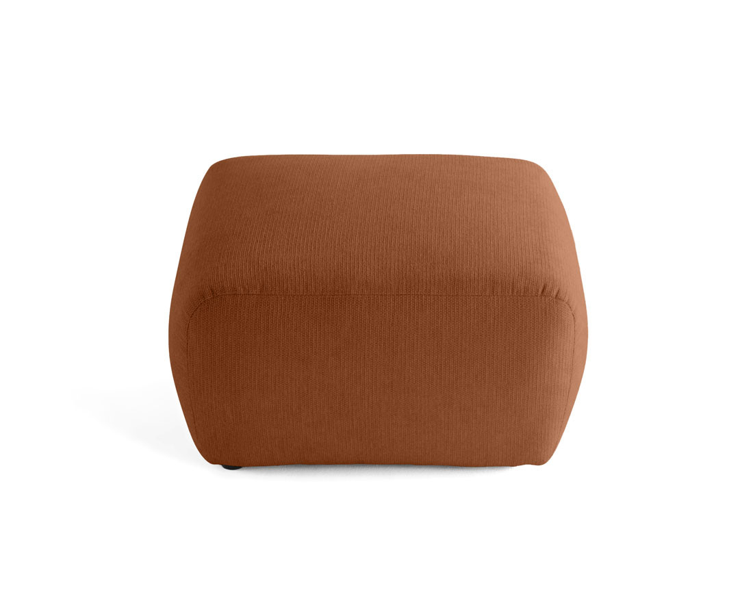 Pouf en tissu texturé Sorrente