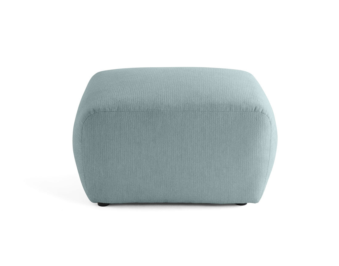 Pouf en tissu texturé Sorrente