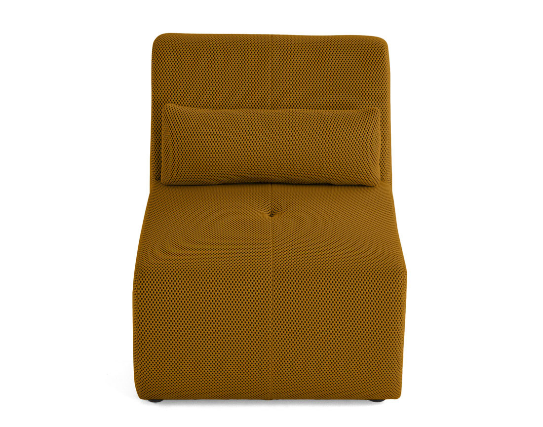Fauteuil sans accoudoirs en tissu mailles 3D