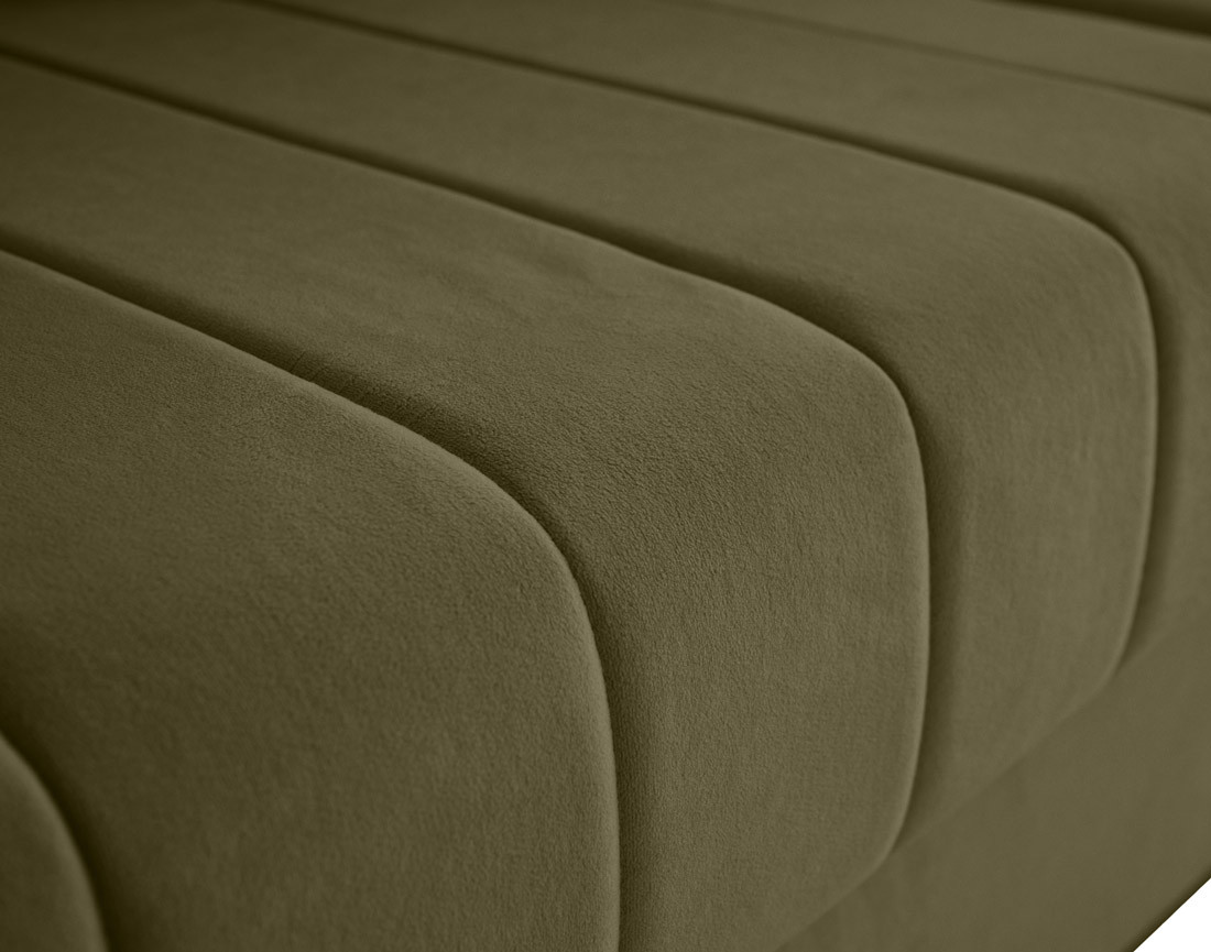 Canapé 3 places convertible couchage quotidien, matelas inclus Ercolano