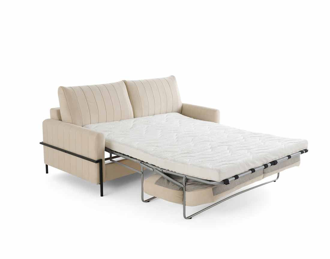 Canapé 3 places convertible couchage quotidien, matelas inclus Ercolano